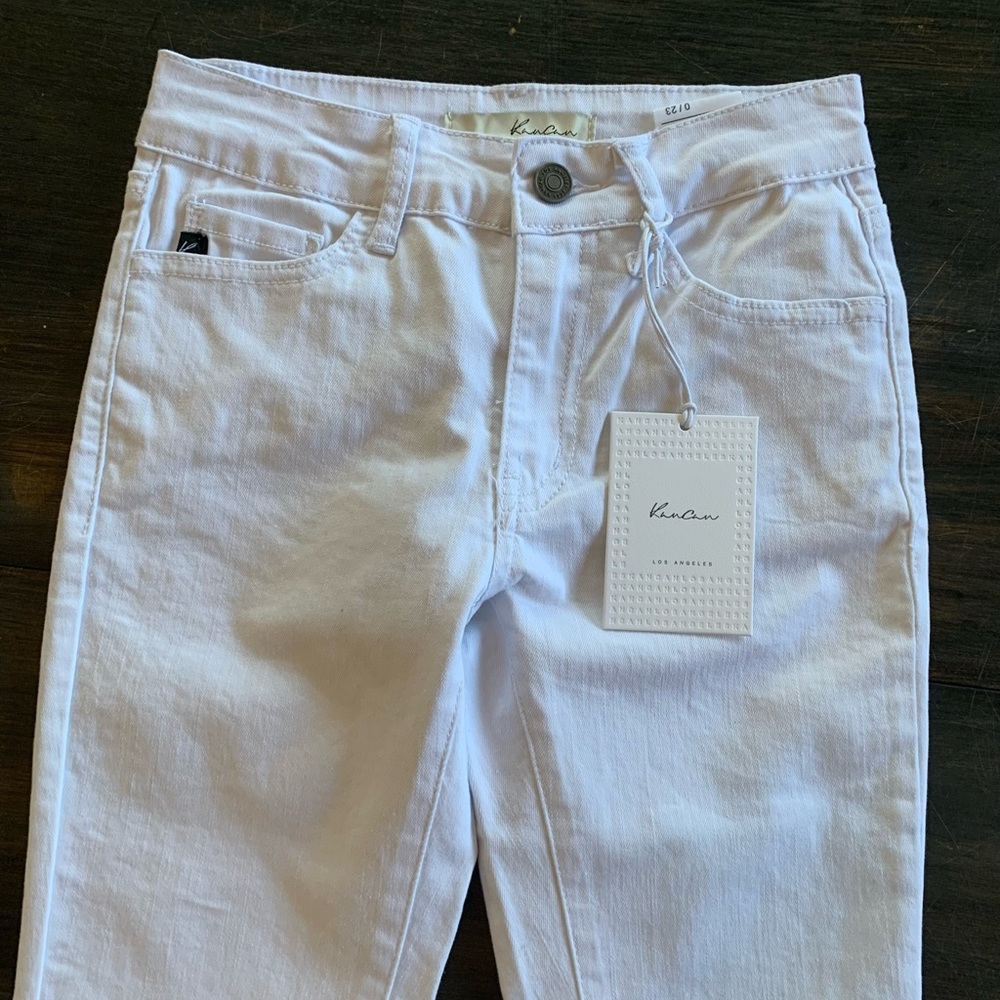 NWT Kancan white jeans